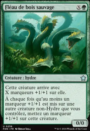 Fléau de bois sauvage