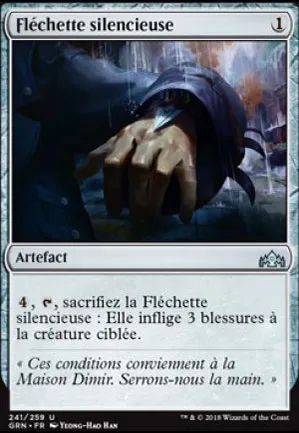 Fléchette silencieuse