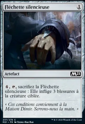 Fléchette silencieuse