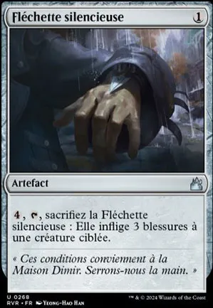 Fléchette silencieuse