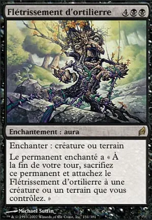 Flétrissement d'ortilierre