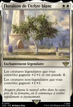 Floraison de l'Arbre blanc