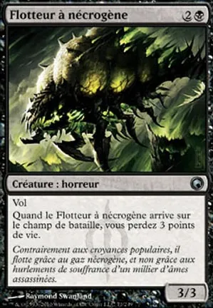 Flotteur à nécrogène