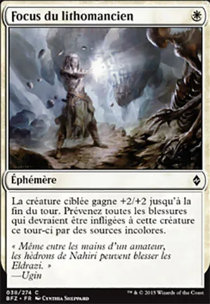 Focus du lithomancien