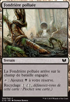 Fondrière polluée