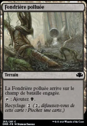 Fondrière polluée