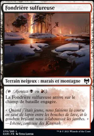 Fondrière sulfureuse