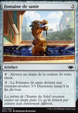 Fontaine de sanie