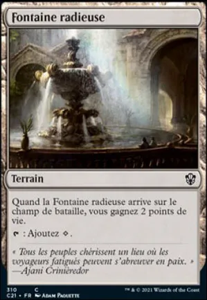 Fontaine radieuse