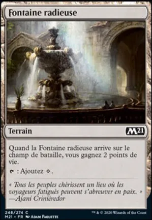 Fontaine radieuse