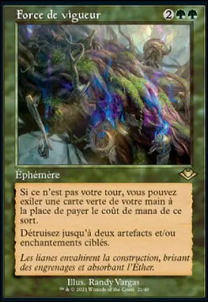 Force de vigueur