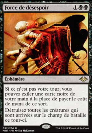 Force du désespoir