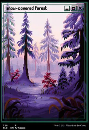 Forêt enneigée