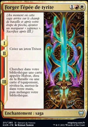 Forger l'épée de tyrite
