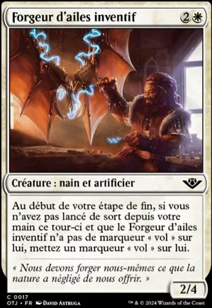 Forgeur d'ailes inventif