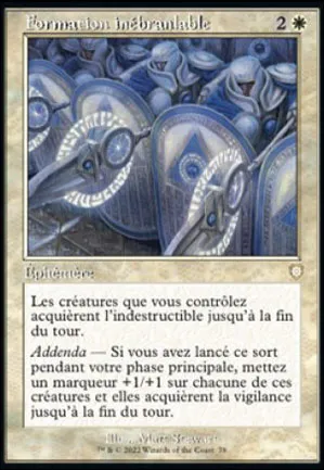 Formation inébranlable