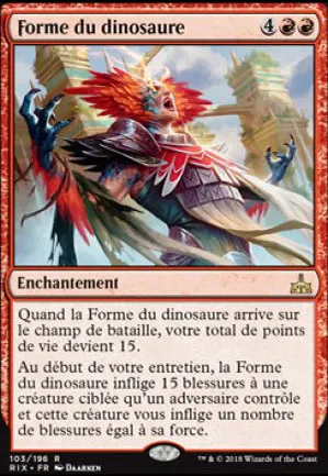 Forme du dinosaure