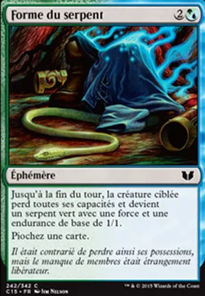 Forme du serpent