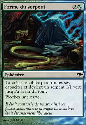 Forme du serpent