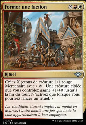 Former une faction