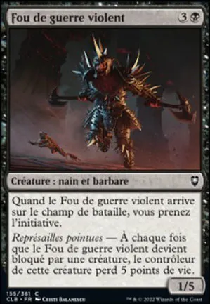 Fou de guerre violent