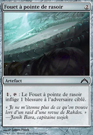 Fouet à pointe de rasoir