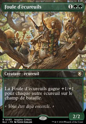 Foule d'écureuils