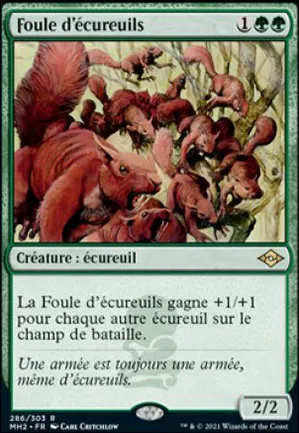 Foule d'écureuils