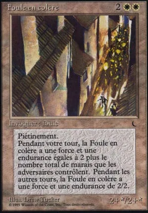 Foule en colère
