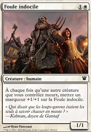 Foule indocile