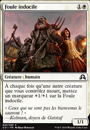 Foule indocile