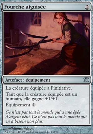 Fourche aiguisée