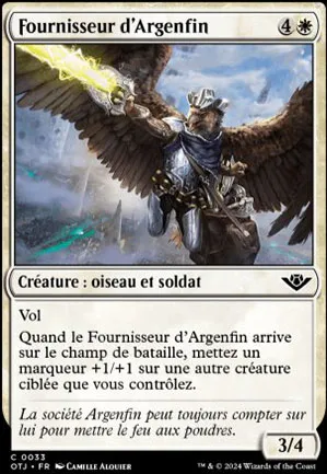 Fournisseur d'Argenfin