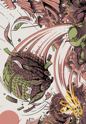 Fracas sauvage - Illustration