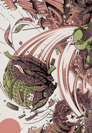 Fracas sauvage - Illustration