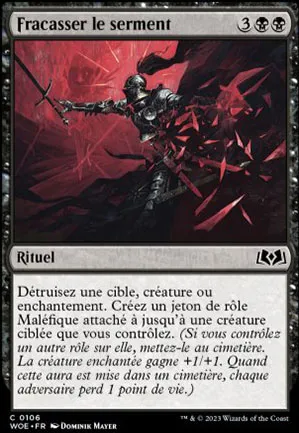 Fracasser le serment