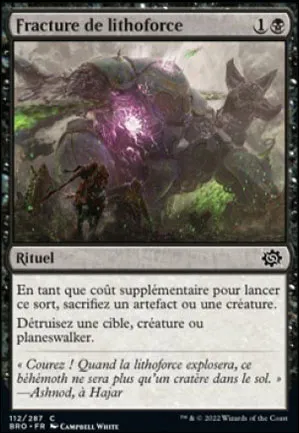 Fracture de lithoforce