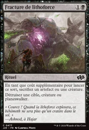 Fracture de lithoforce