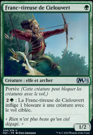 Franc-tireuse de Cielouvert