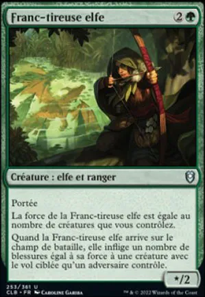 Franc-tireuse elfe