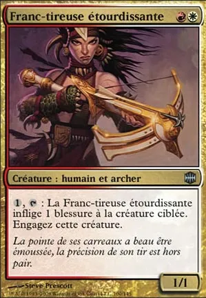 Franc-tireuse étourdissante