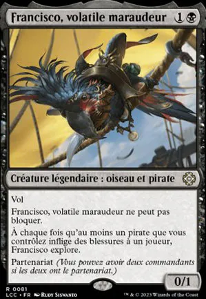 Francisco, volatile maraudeur