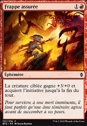 Frappe assurée