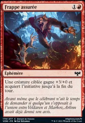 Frappe assurée