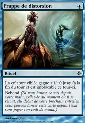 Frappe de distorsion