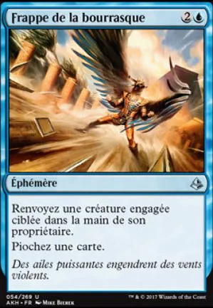 Frappe de la bourrasque