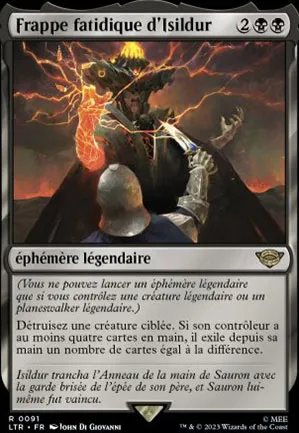 Frappe fatidique d'Isildur