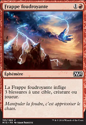 Frappe foudroyante