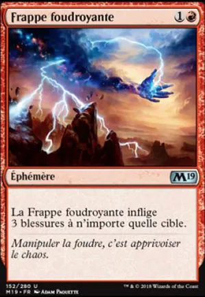 Frappe foudroyante