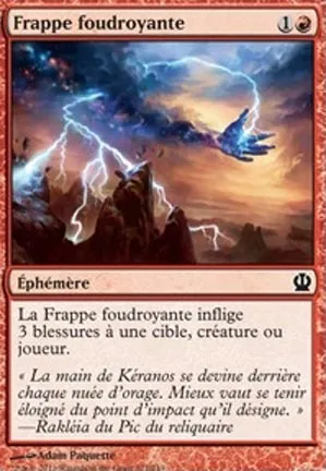 Frappe foudroyante